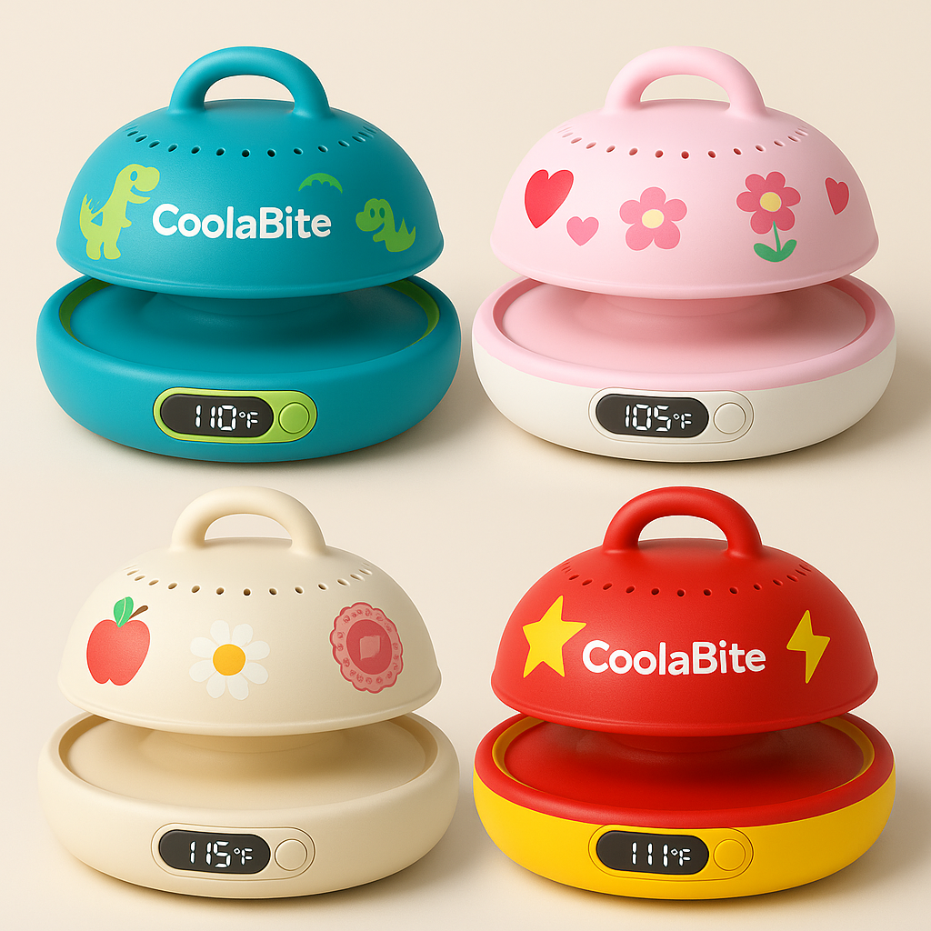 CoolaBite – Smart Cooling Plate for Toddlers (6M–4Y)