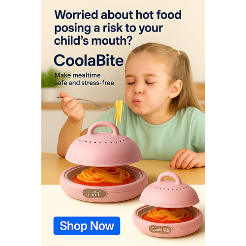 CoolaBite – Smart Cooling Plate for Toddlers (6M–4Y)