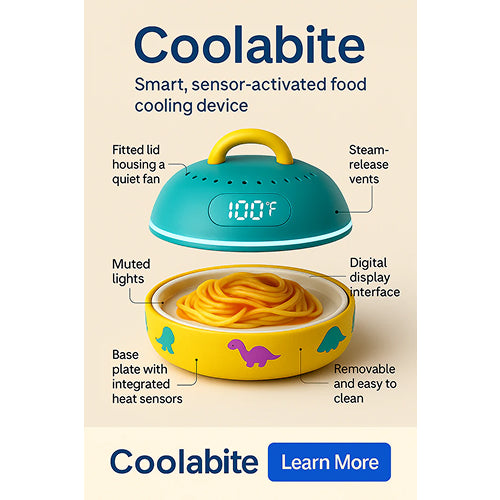 CoolaBite – Smart Cooling Plate for Toddlers (6M–4Y)