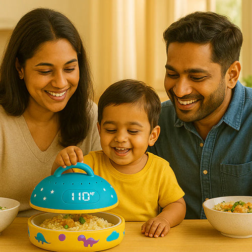 CoolaBite – Smart Cooling Plate for Toddlers (6M–4Y)